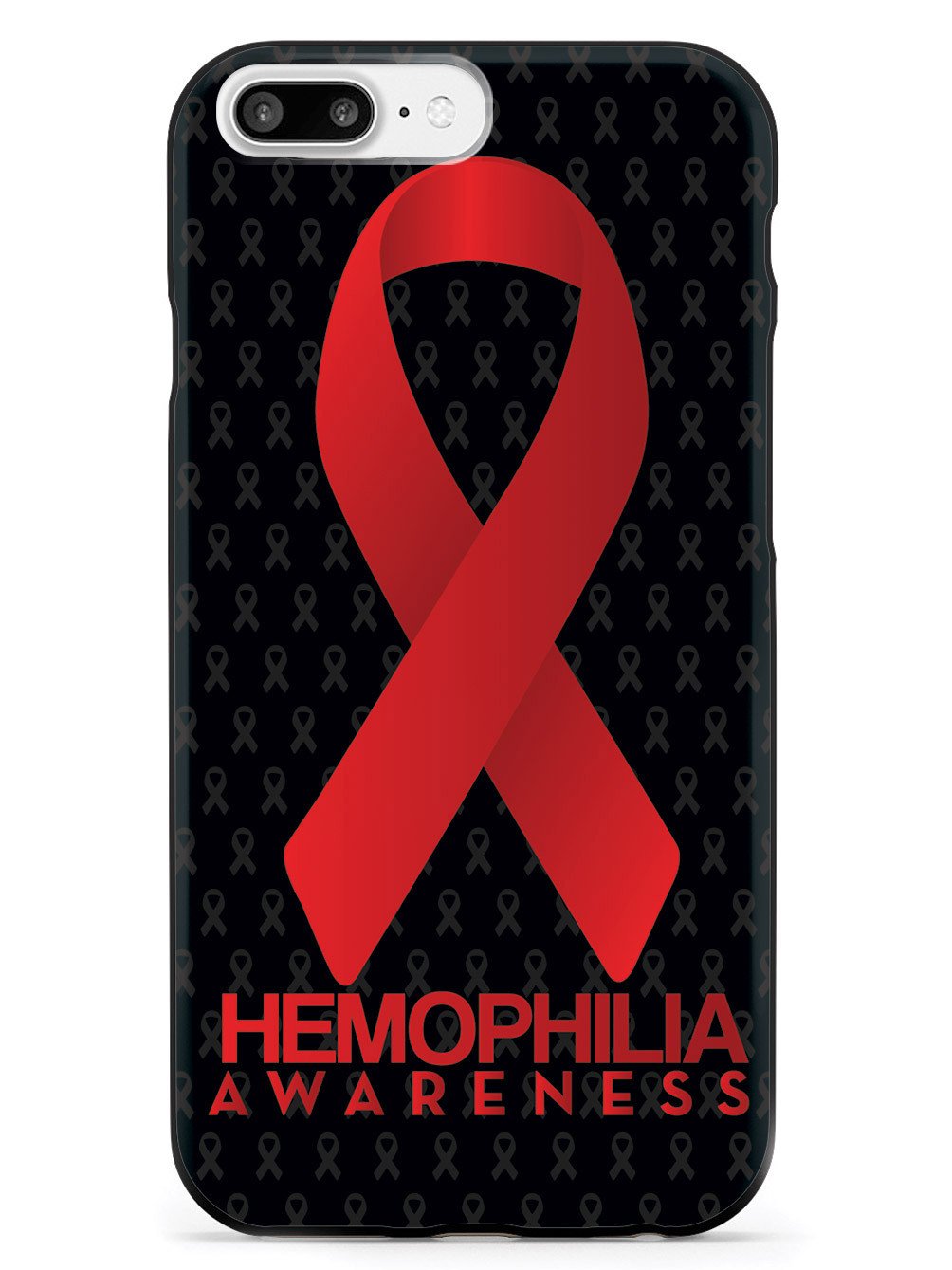 Hemophilia - Awareness Ribbon - Black Case