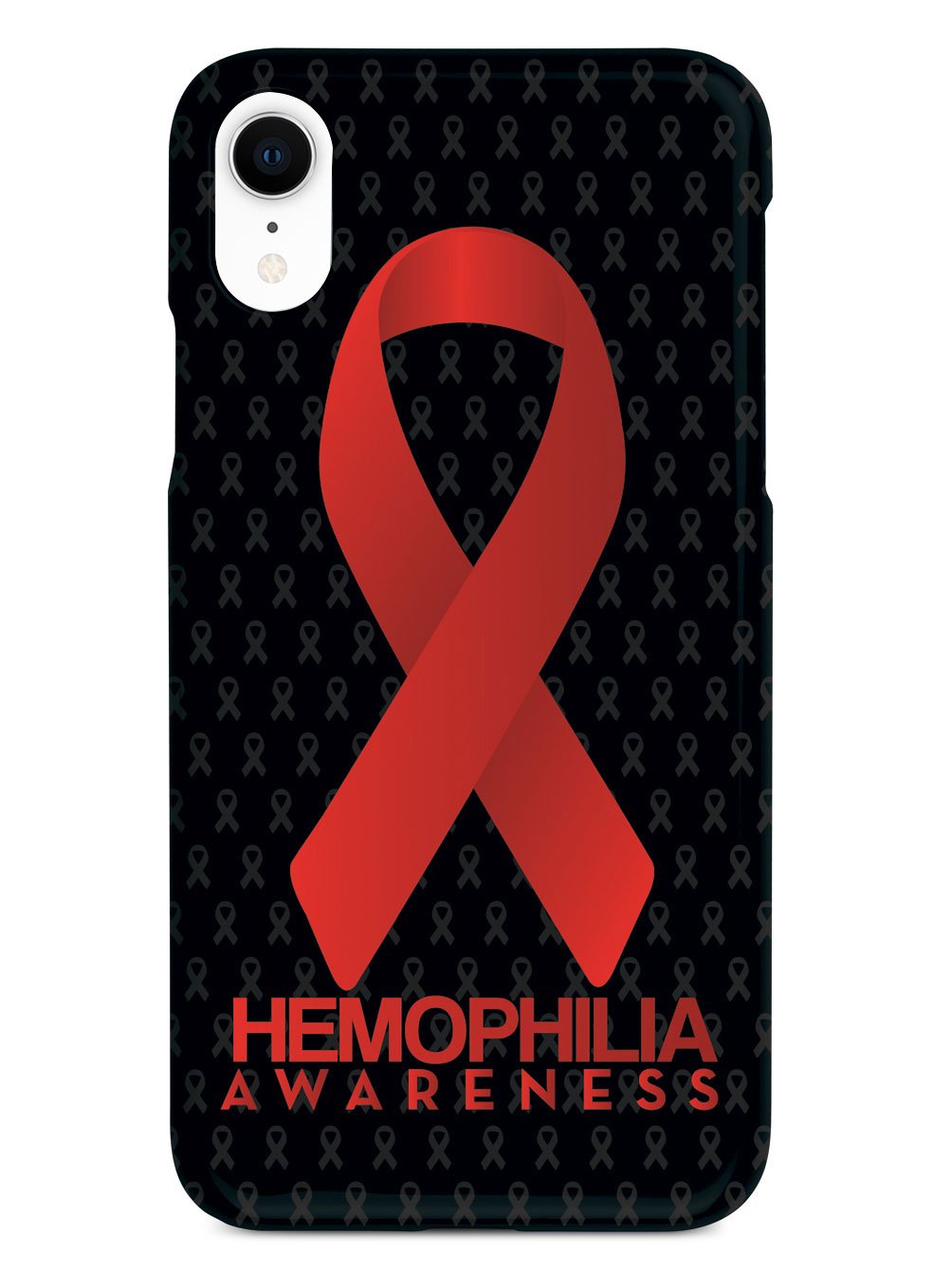 Hemophilia - Awareness Ribbon - Black Case