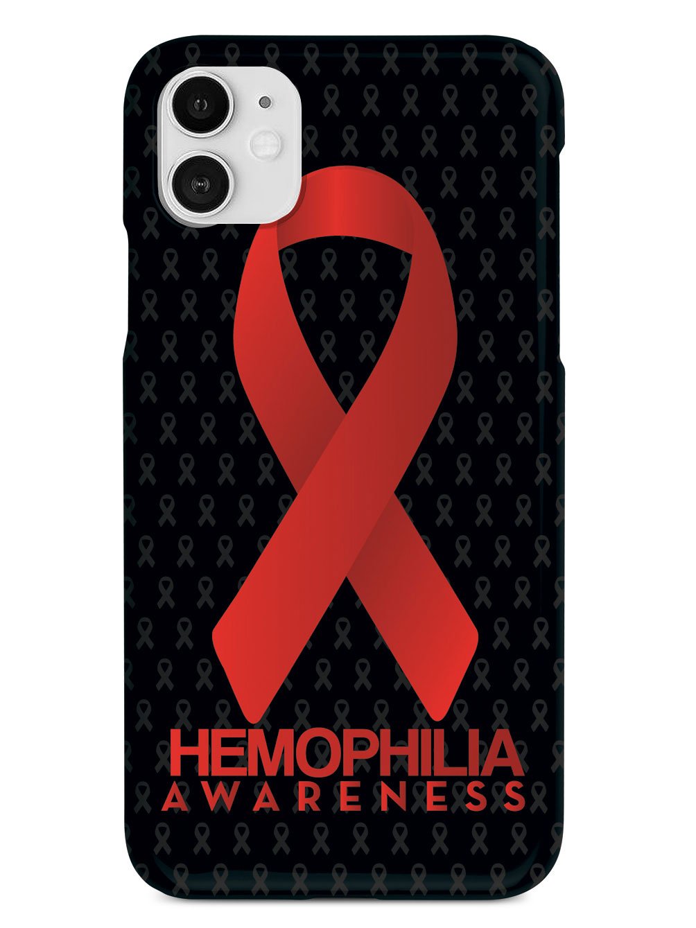 Hemophilia - Awareness Ribbon - Black Case