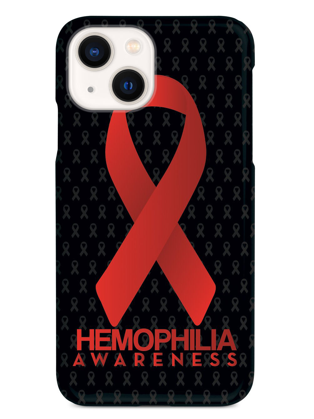 Hemophilia - Awareness Ribbon - Black Case