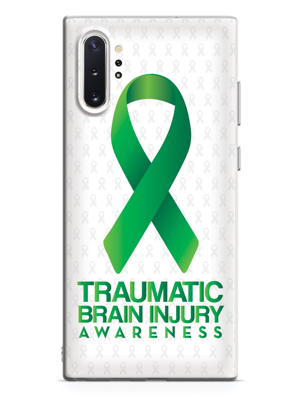 Traumatic Brain Injury - Awareness Ribbon - White Case