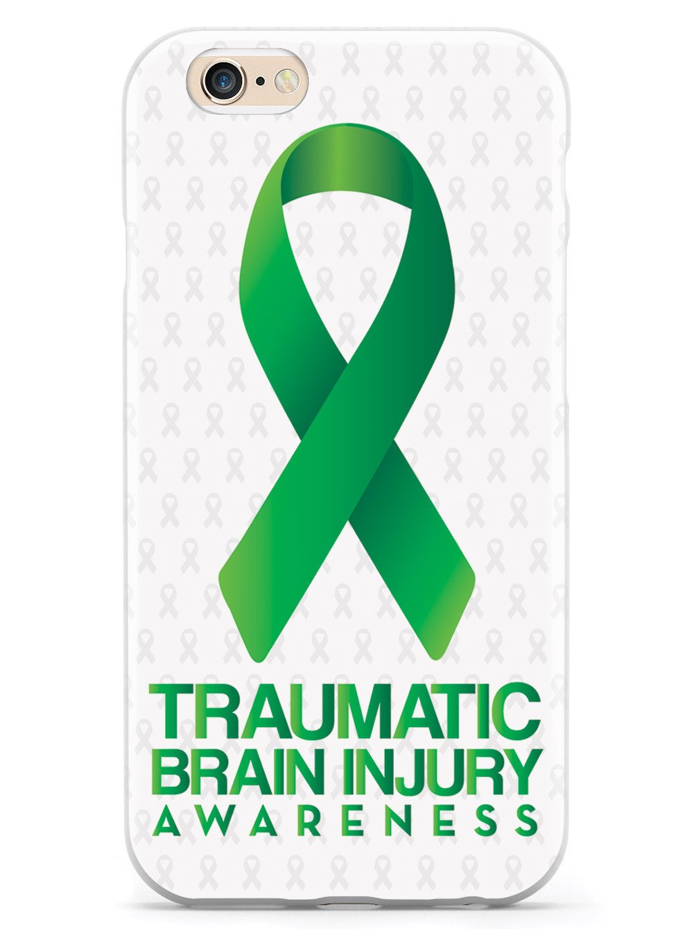 Traumatic Brain Injury - Awareness Ribbon - White Case