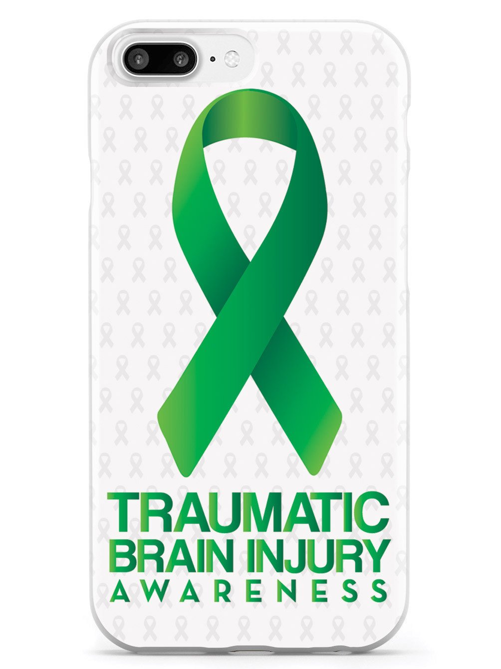 Traumatic Brain Injury - Awareness Ribbon - White Case