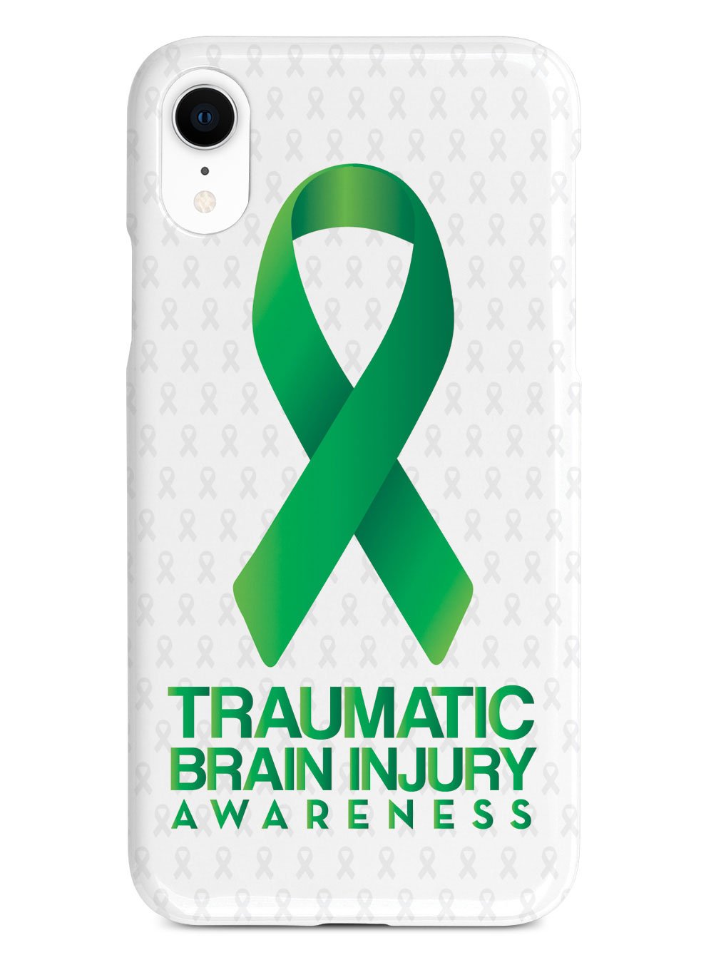 Traumatic Brain Injury - Awareness Ribbon - White Case