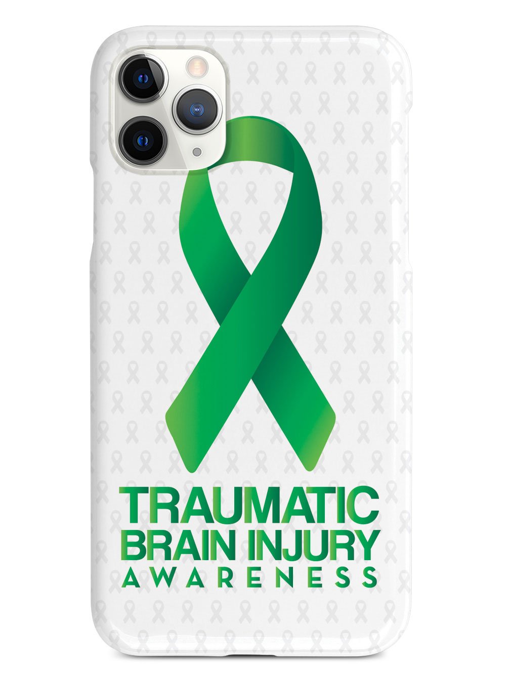 Traumatic Brain Injury - Awareness Ribbon - White Case