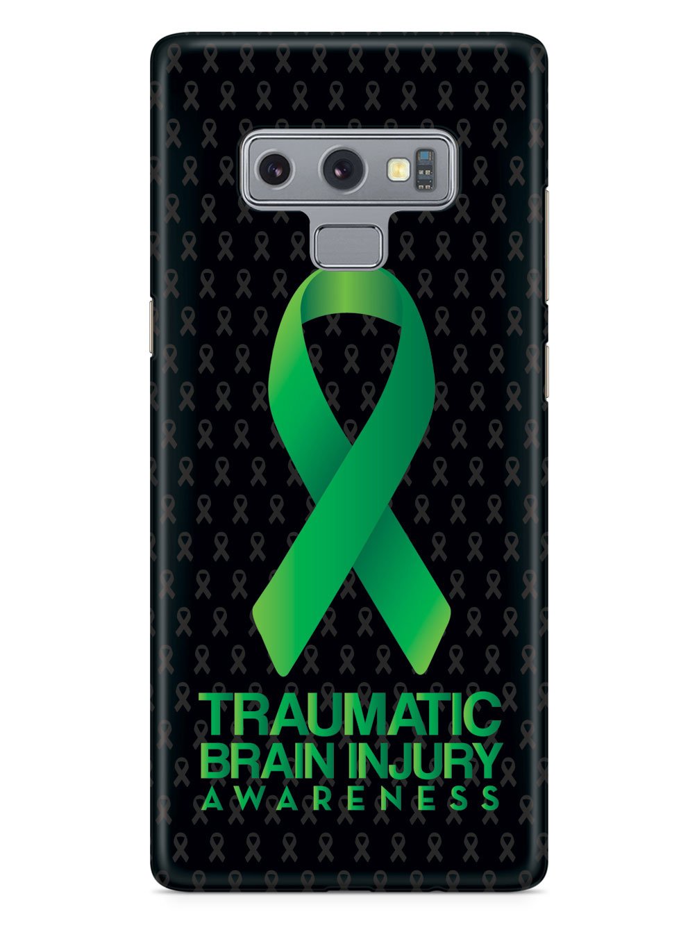 Traumatic Brain Injury - Awareness Ribbon - Black Case