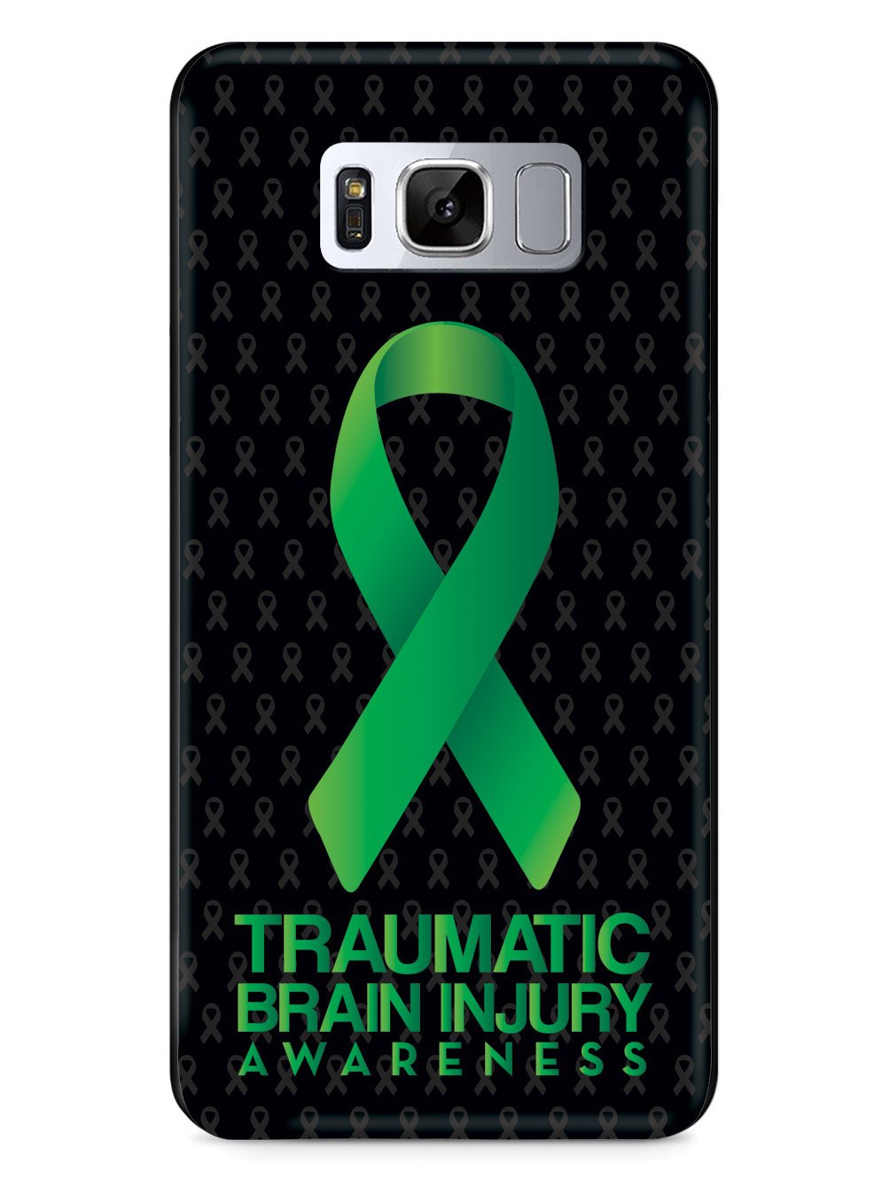 Traumatic Brain Injury - Awareness Ribbon - Black Case