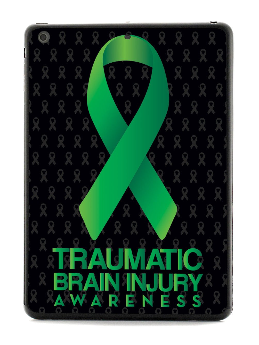Traumatic Brain Injury - Awareness Ribbon - Black Case