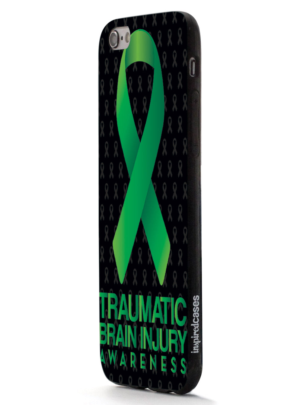 Traumatic Brain Injury - Awareness Ribbon - Black Case