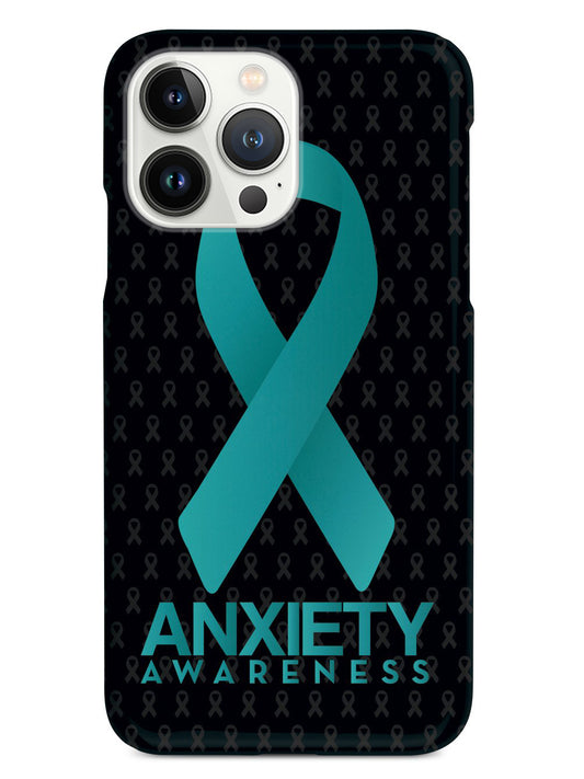 Anxiety - Awareness Ribbon - Black Case