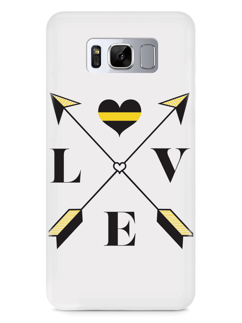 Love Arrow Cross - Thin Gold Line - Dispatch Case