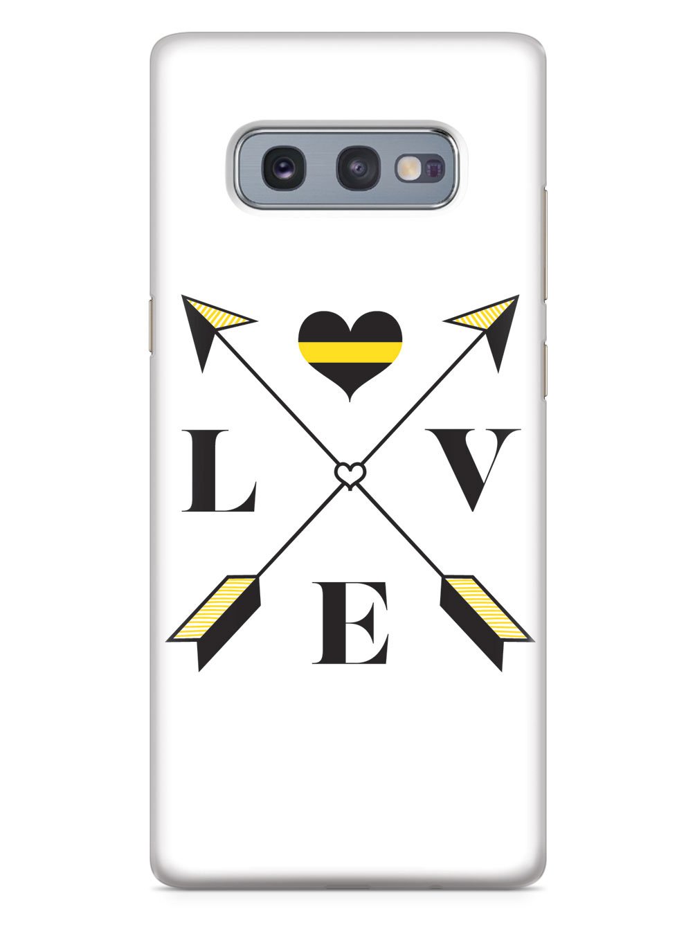Love Arrow Cross - Thin Gold Line - Dispatch Case