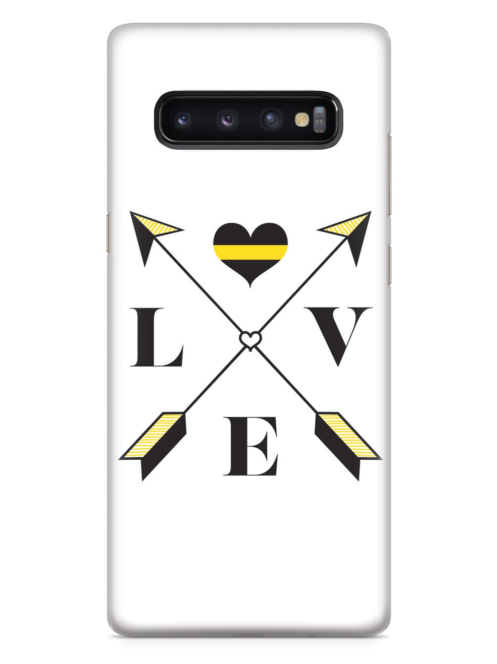 Love Arrow Cross - Thin Gold Line - Dispatch Case