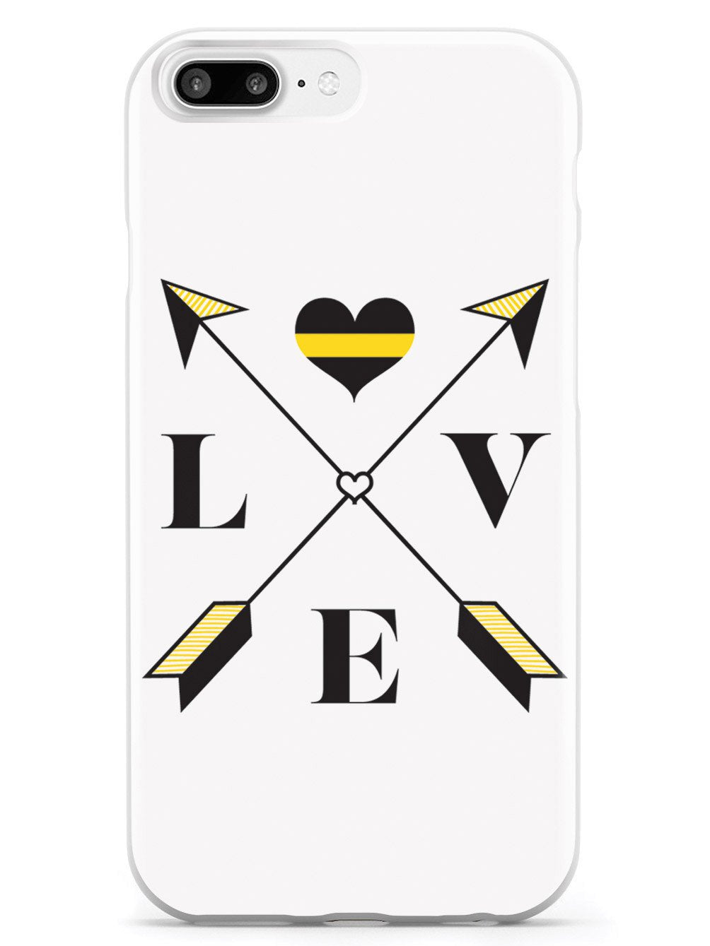 Love Arrow Cross - Thin Gold Line - Dispatch Case