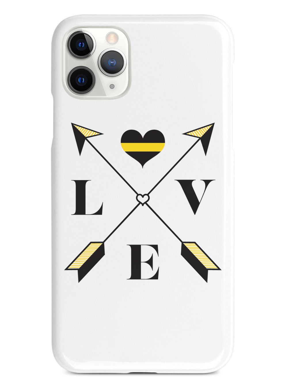 Love Arrow Cross - Thin Gold Line - Dispatch Case