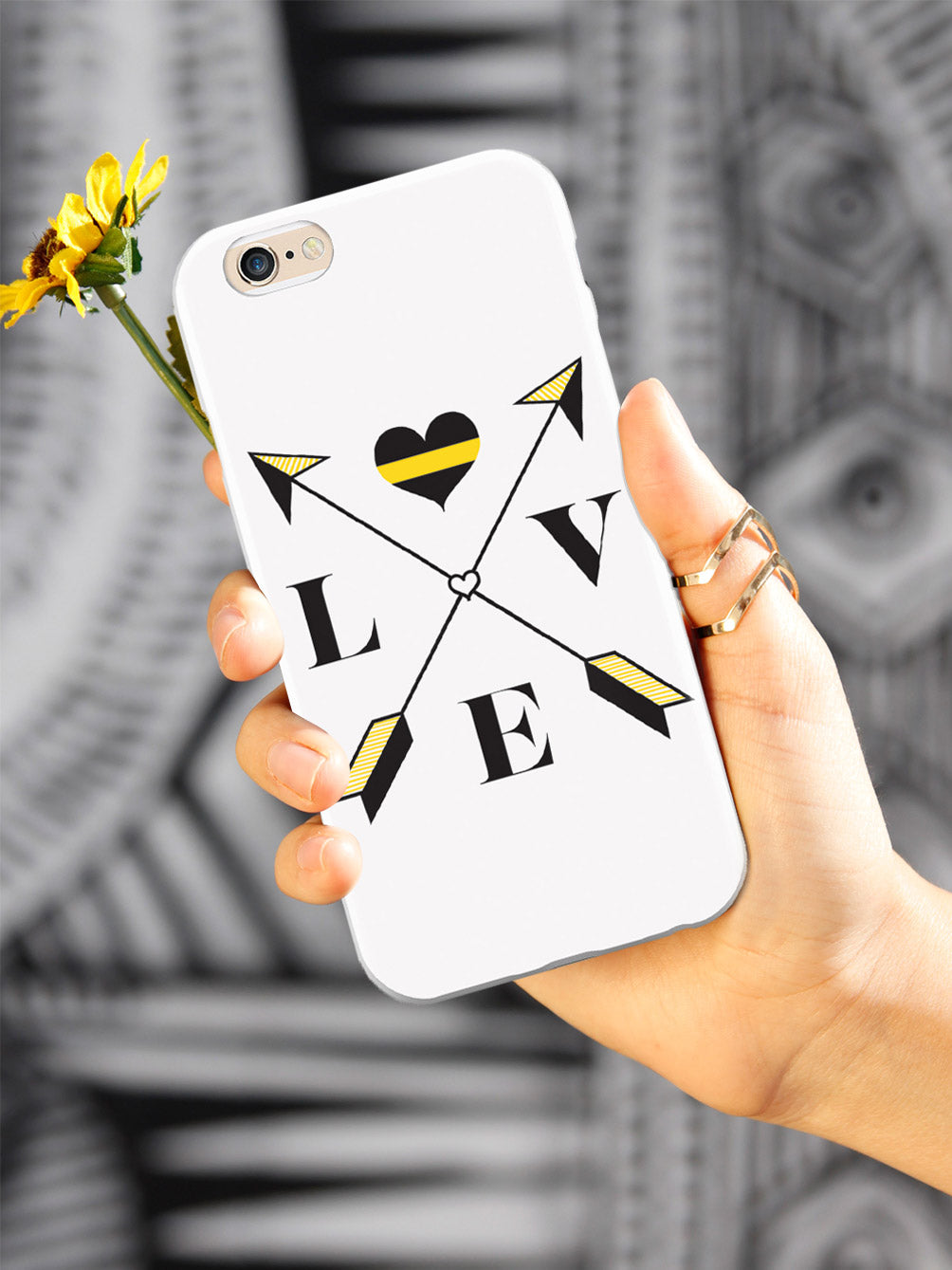 Love Arrow Cross - Thin Gold Line - Dispatch Case