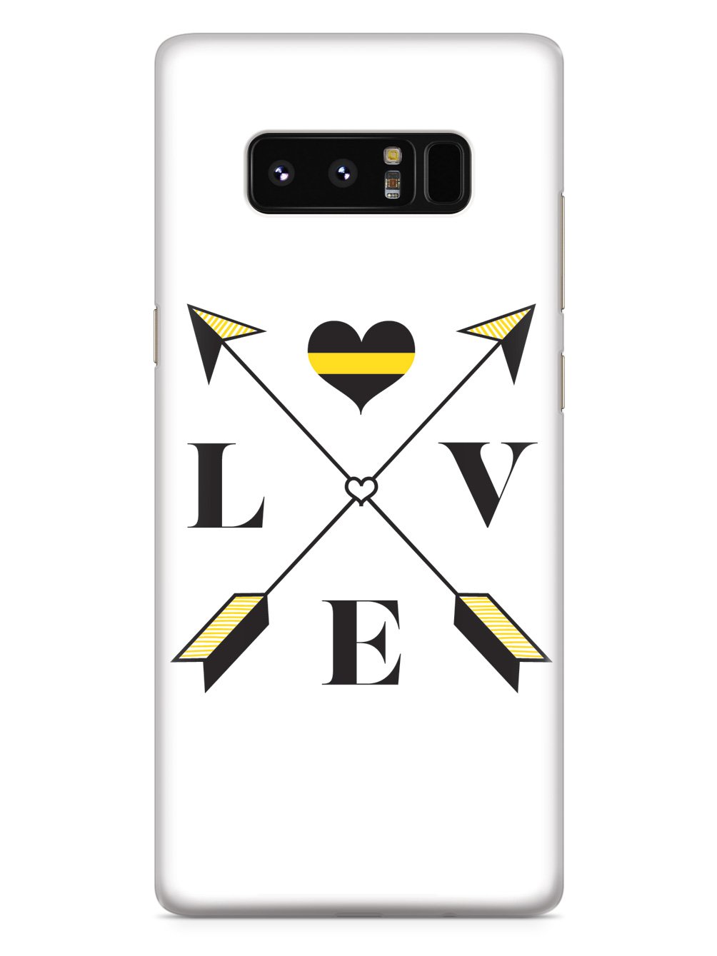 Love Arrow Cross - Thin Gold Line - Dispatch Case