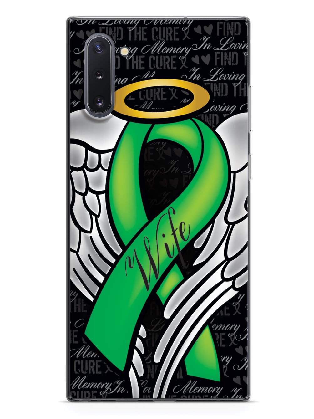 In Loving Memory of My Wife - Green Ribbon Case