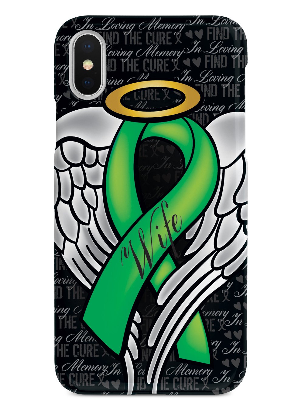 In Loving Memory of My Wife - Green Ribbon Case