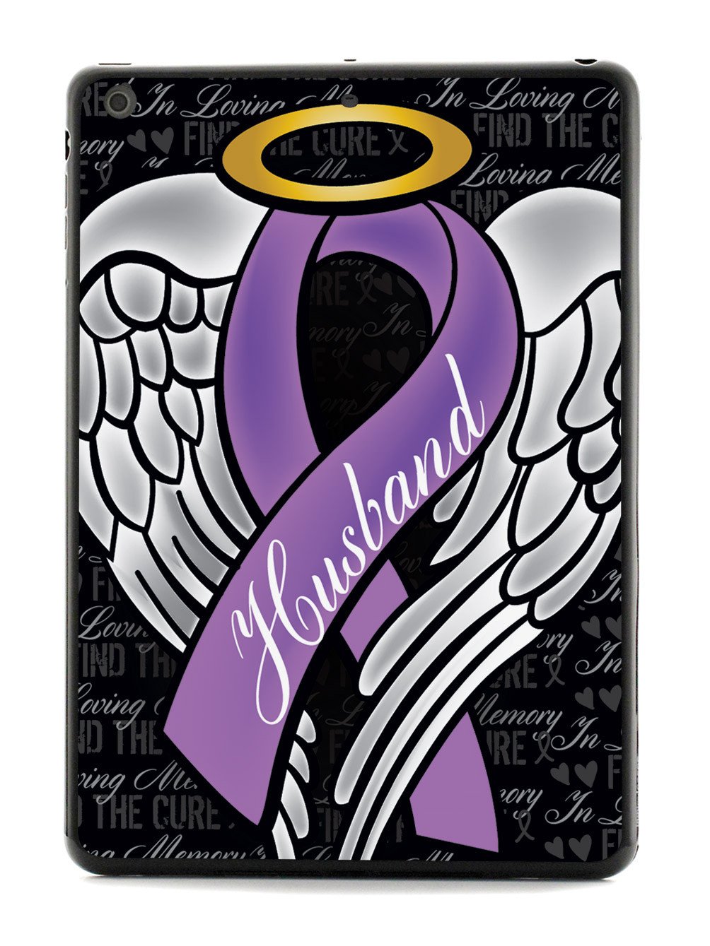 In Loving Memory of My Husband - Purple Ribbon Case