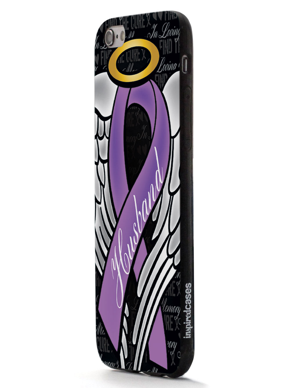 In Loving Memory of My Husband - Purple Ribbon Case