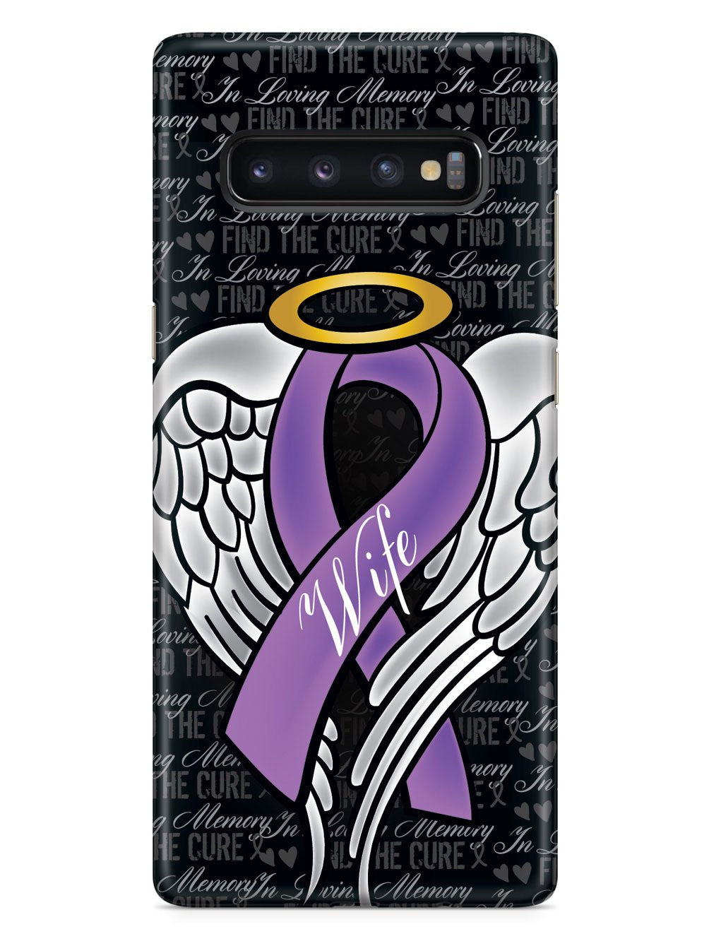 In Loving Memory of My Wife - Purple Ribbon Case