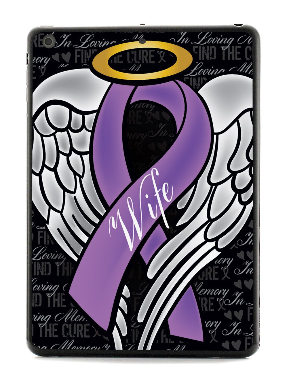 In Loving Memory of My Wife - Purple Ribbon Case