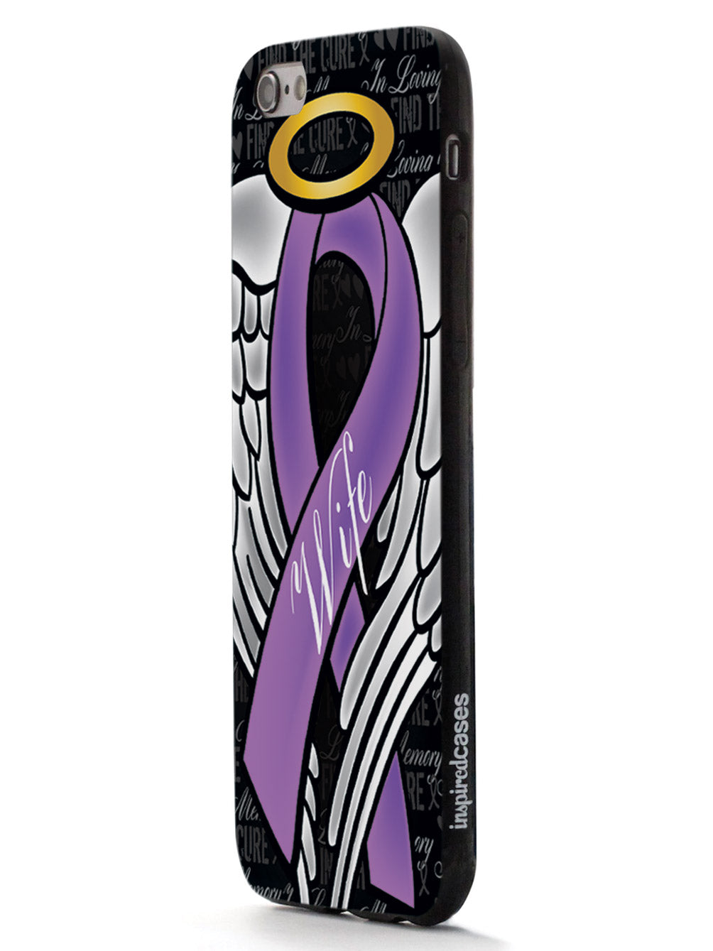 In Loving Memory of My Wife - Purple Ribbon Case