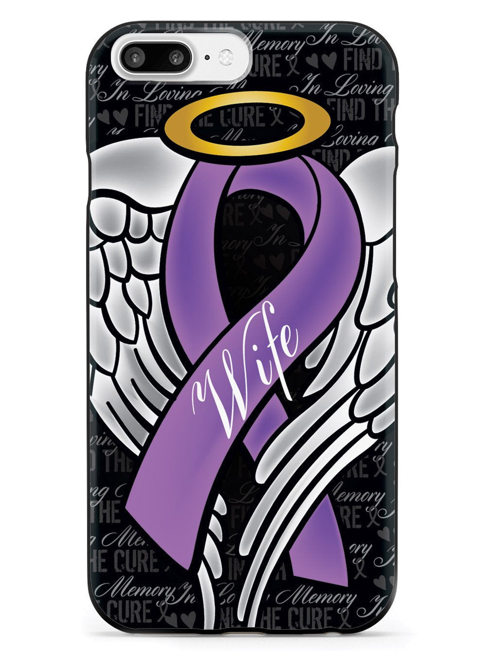 In Loving Memory of My Wife - Purple Ribbon Case