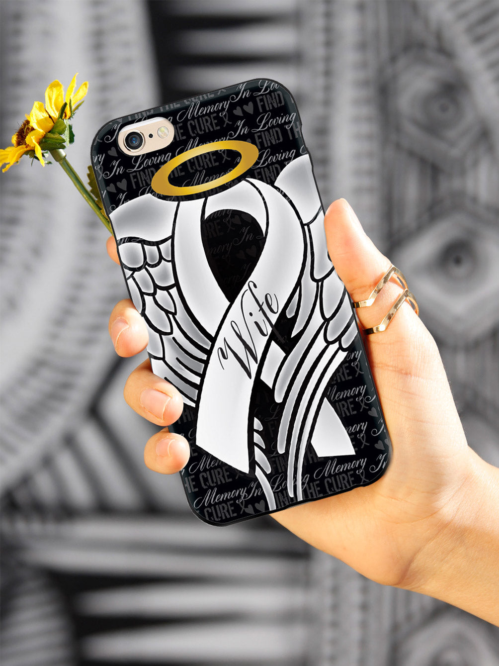 In Loving Memory of My Wife - White Ribbon Case