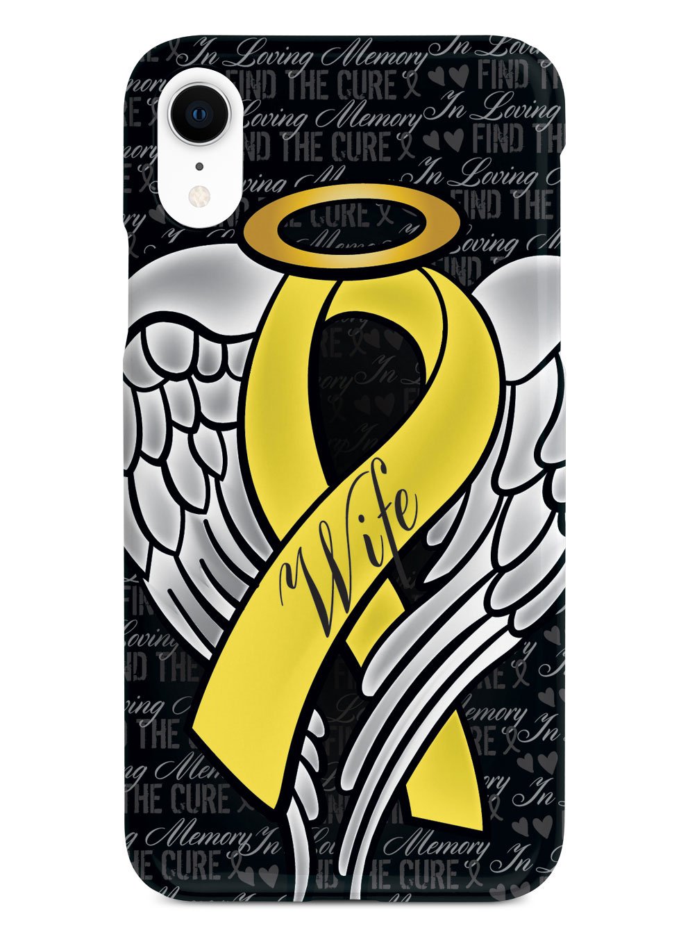 In Loving Memory of My Wife - Yellow Ribbon Case