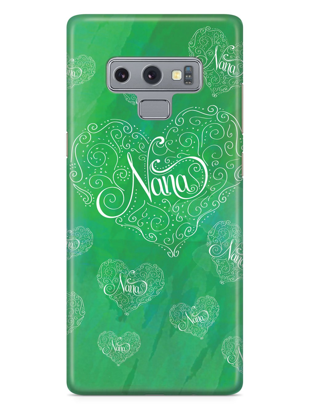 Nana Doodle Heart - Green Case