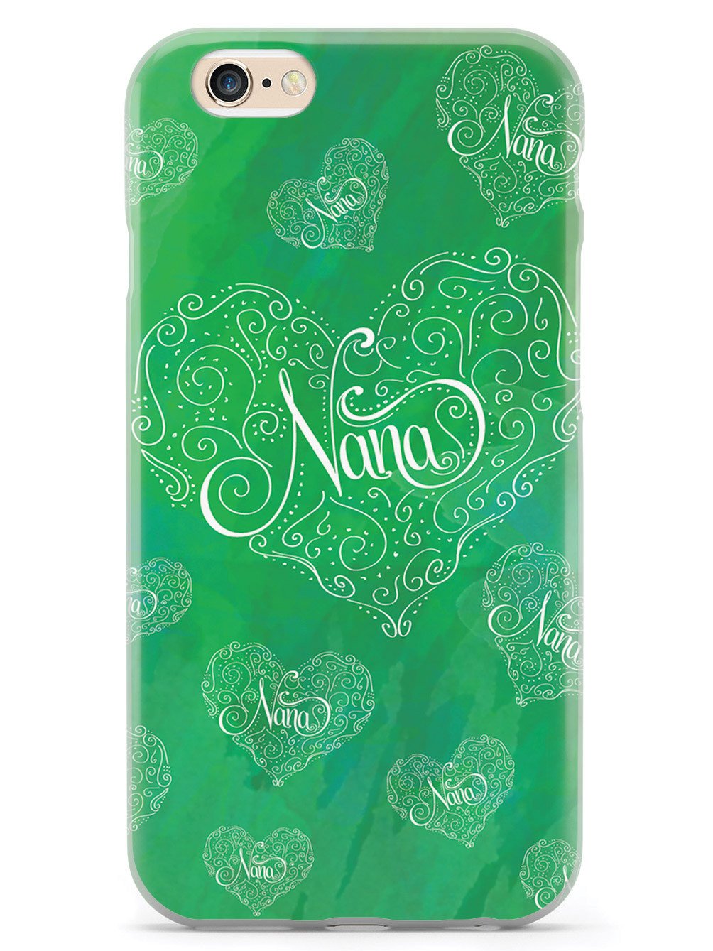 Nana Doodle Heart - Green Case