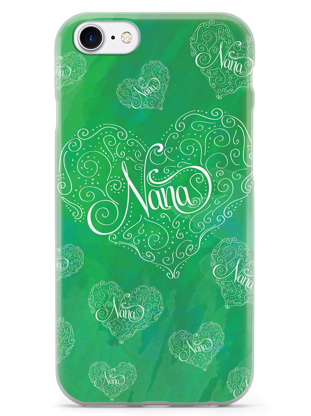 Nana Doodle Heart - Green Case