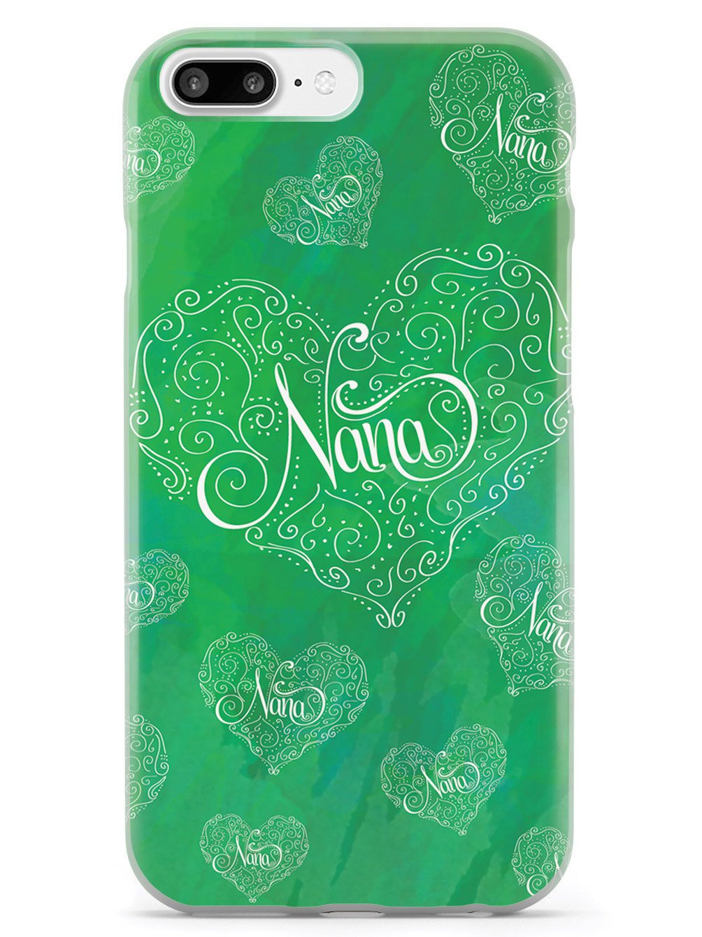 Nana Doodle Heart - Green Case