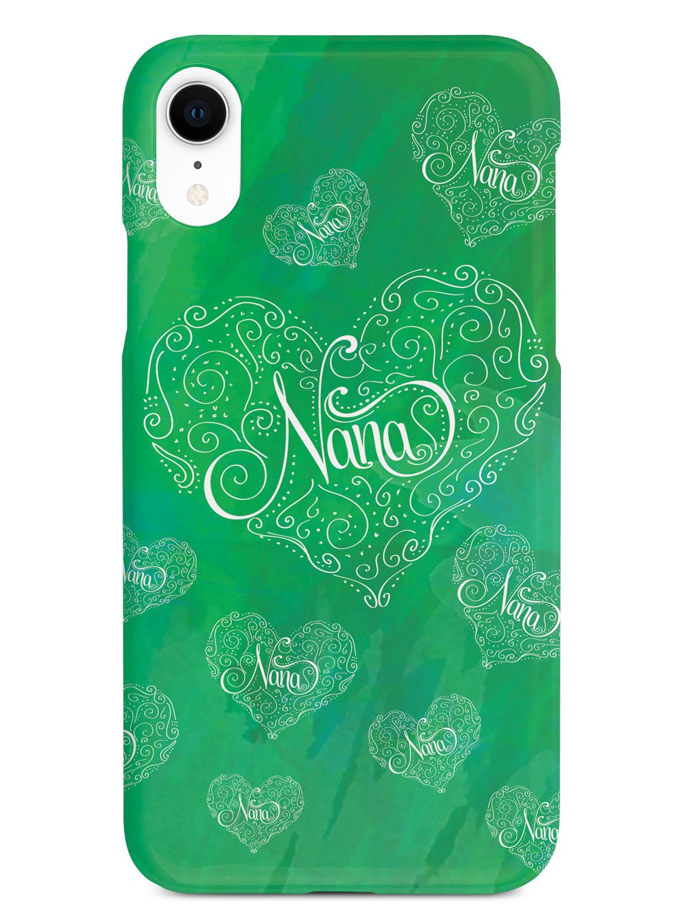 Nana Doodle Heart - Green Case