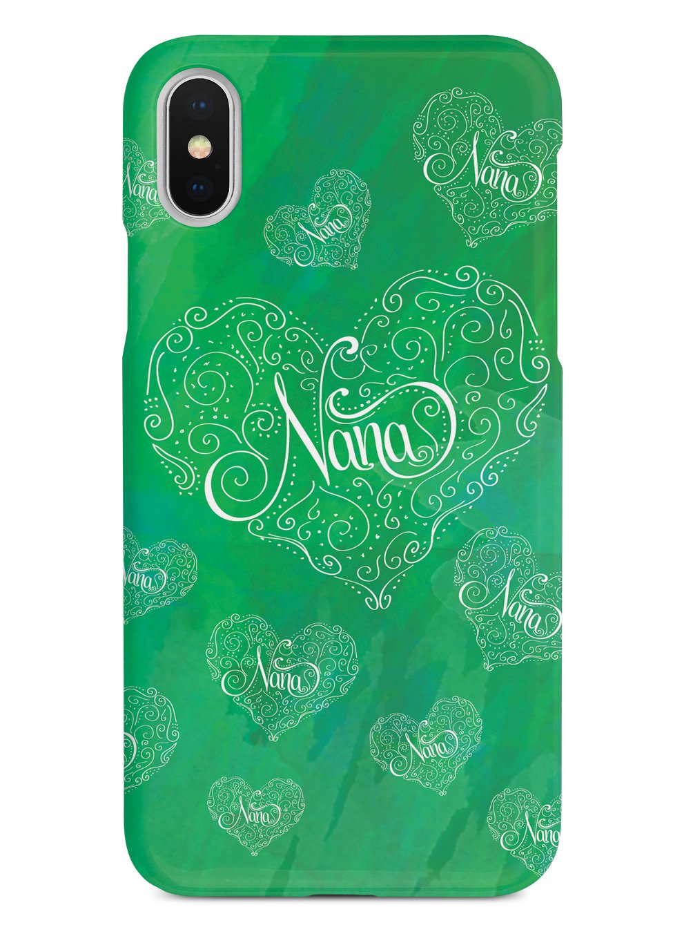Nana Doodle Heart - Green Case
