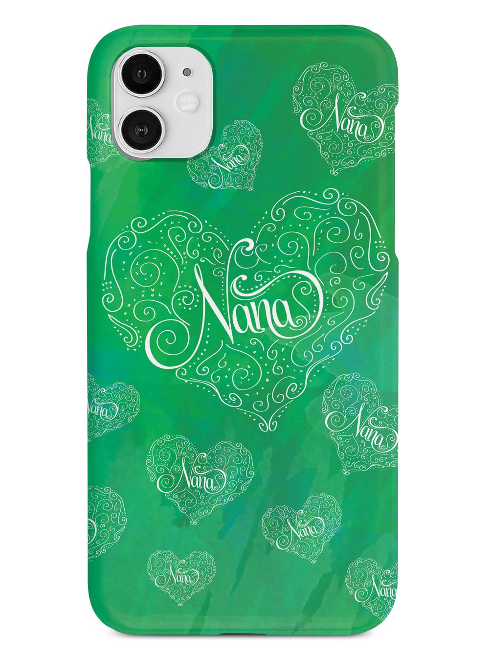Nana Doodle Heart - Green Case
