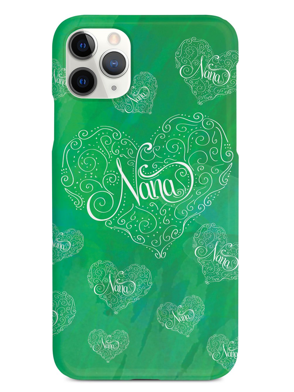 Nana Doodle Heart - Green Case
