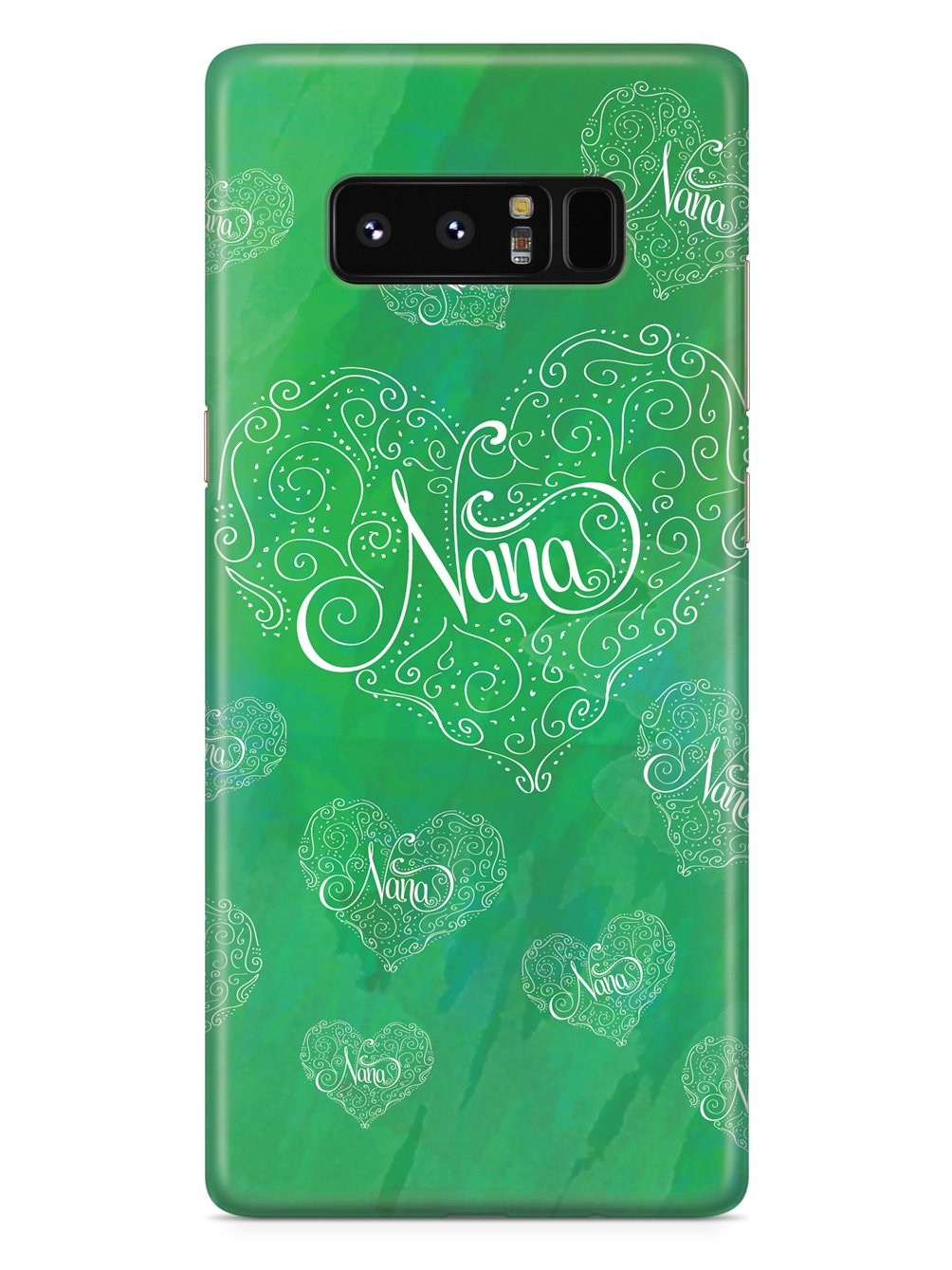 Nana Doodle Heart - Green Case