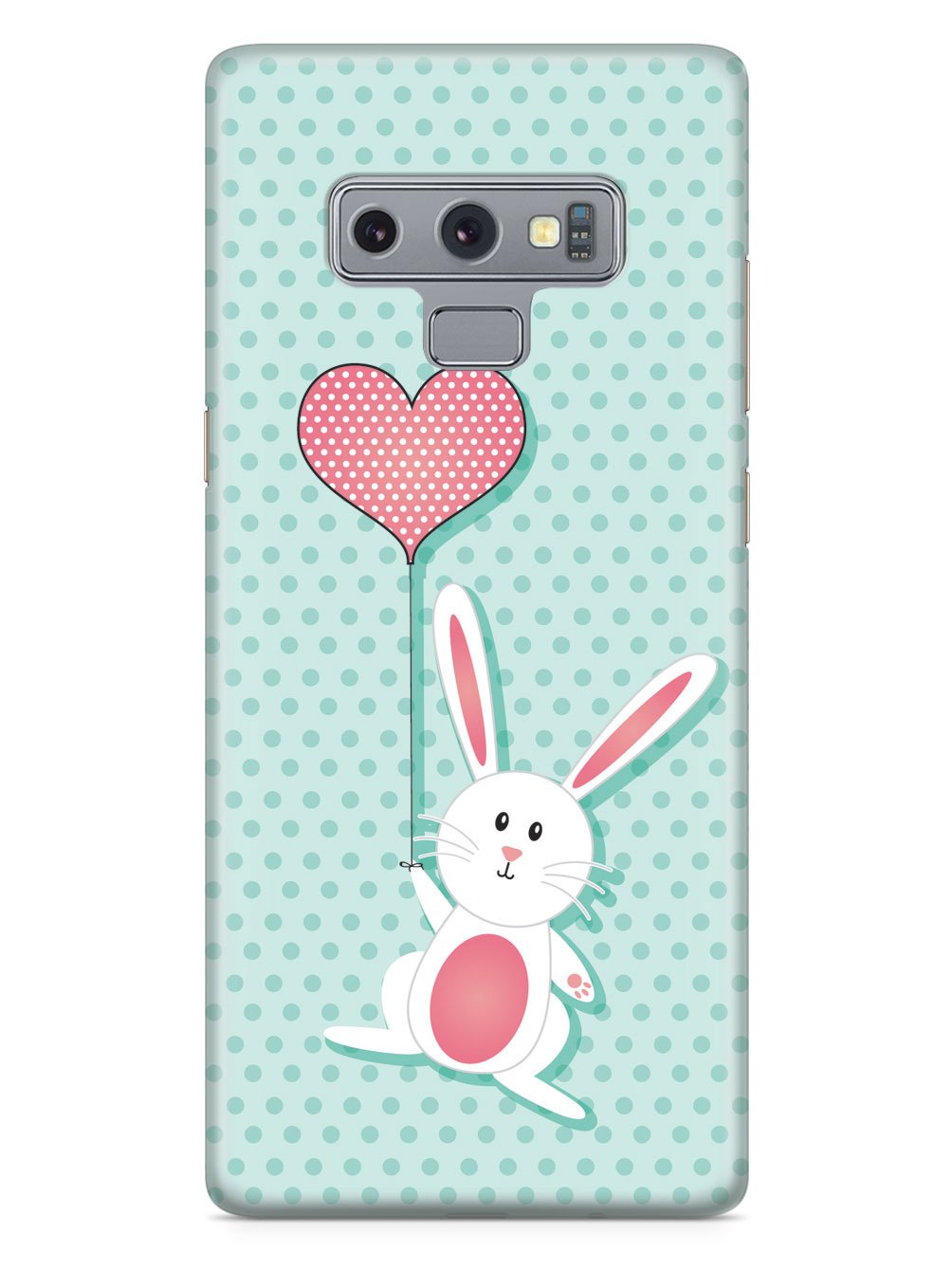 Adorable Bunny with Heart Balloon Case