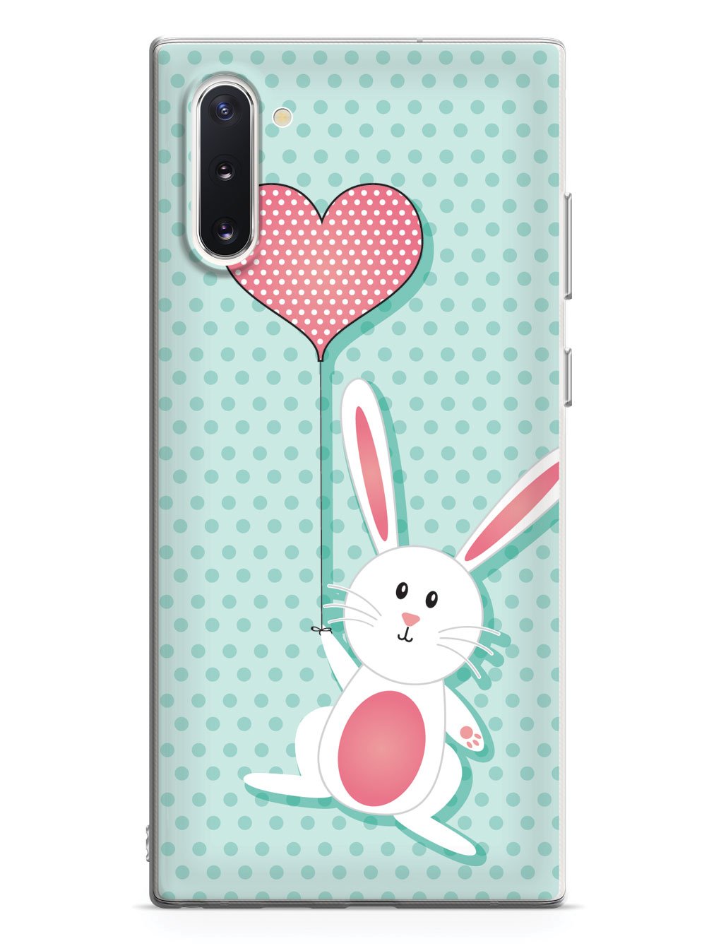 Adorable Bunny with Heart Balloon Case