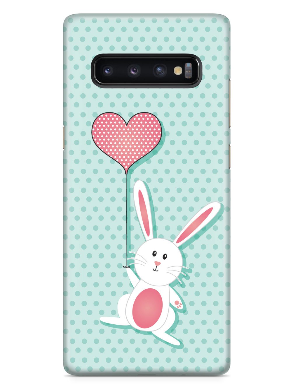 Adorable Bunny with Heart Balloon Case