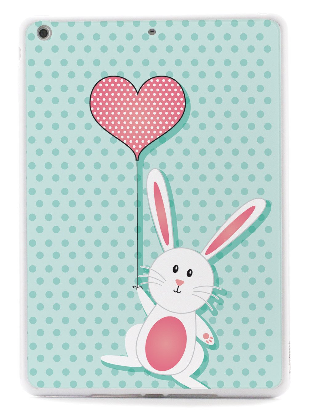 Adorable Bunny with Heart Balloon Case