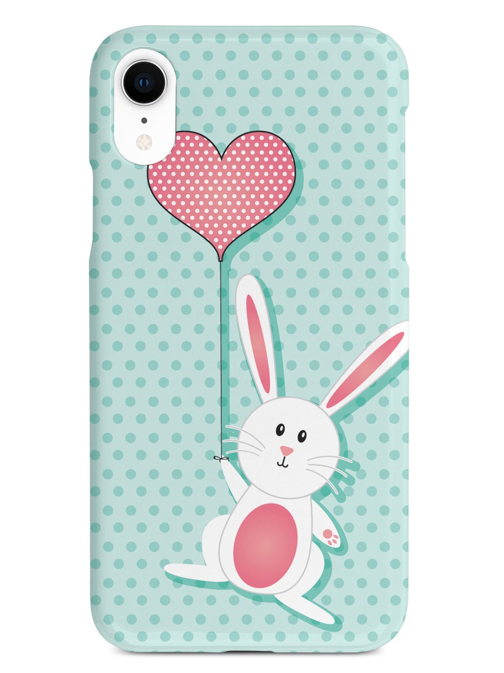 Adorable Bunny with Heart Balloon Case
