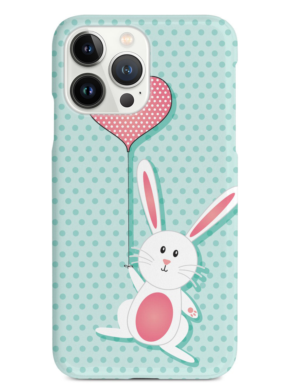 Adorable Bunny with Heart Balloon Case