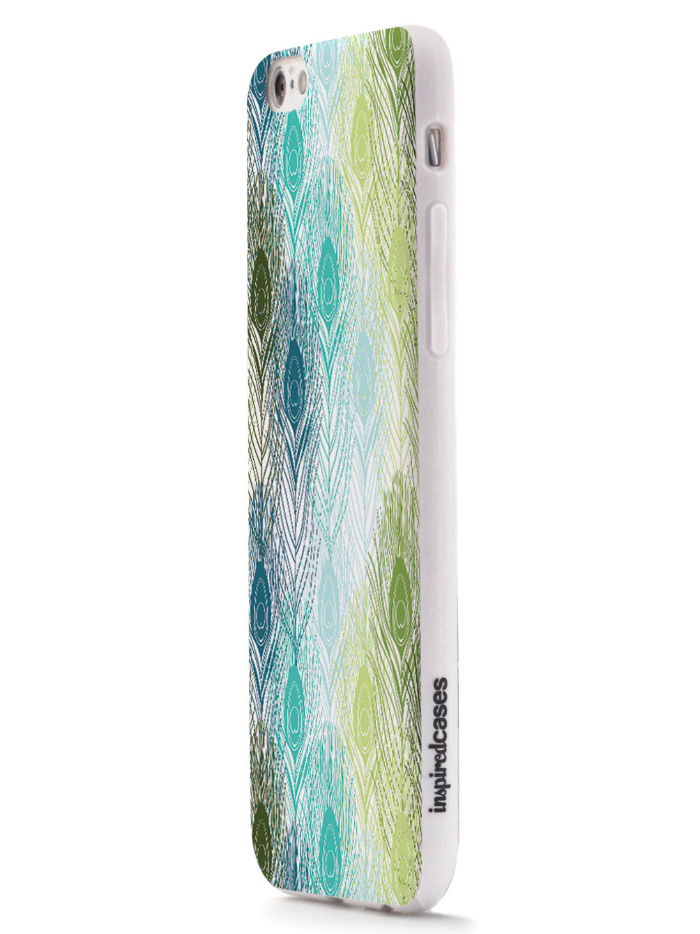 Peacock Feather Pattern - Green and Blue Case