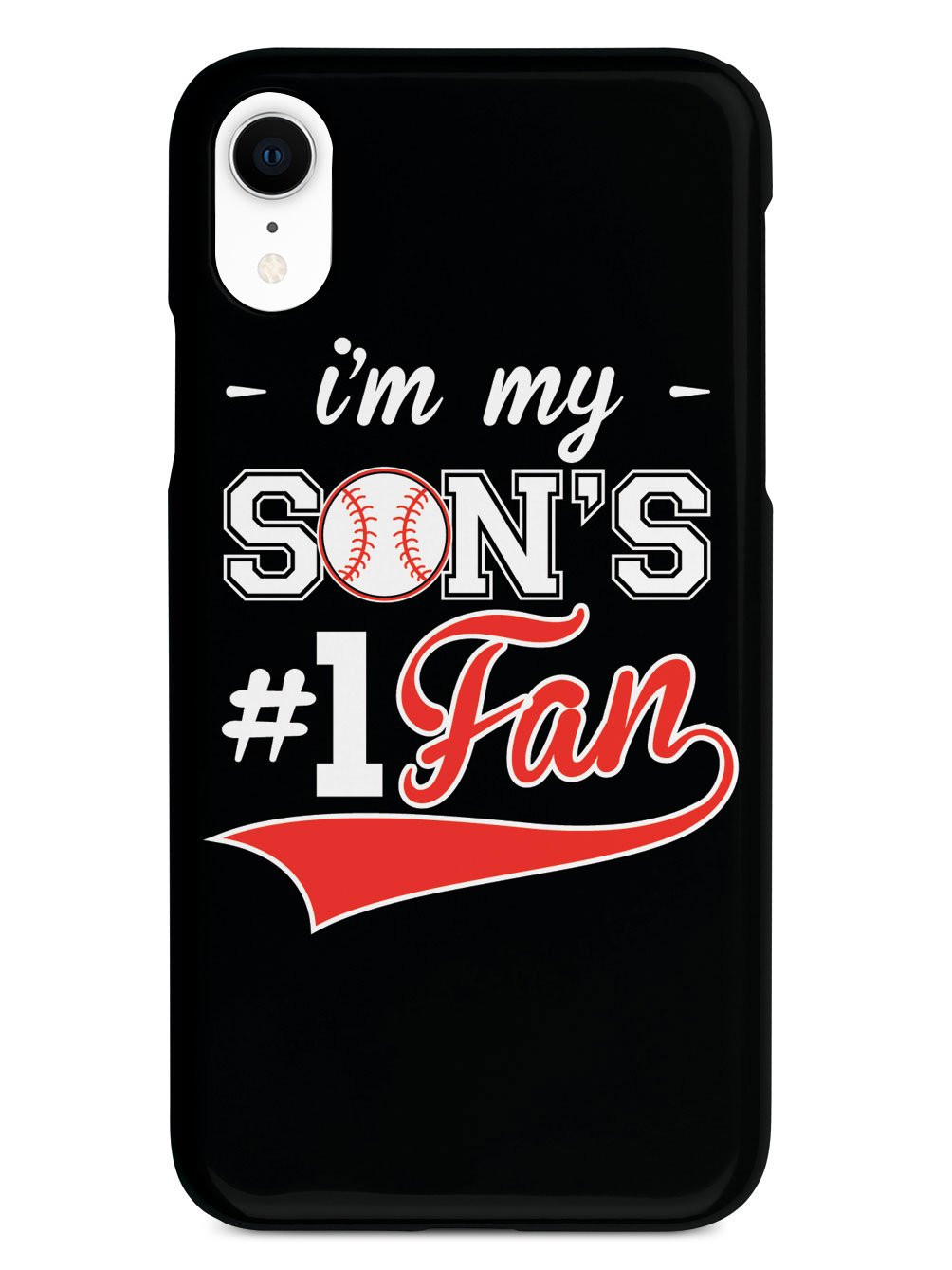 I'm My Son's #1 Fan - Black Case