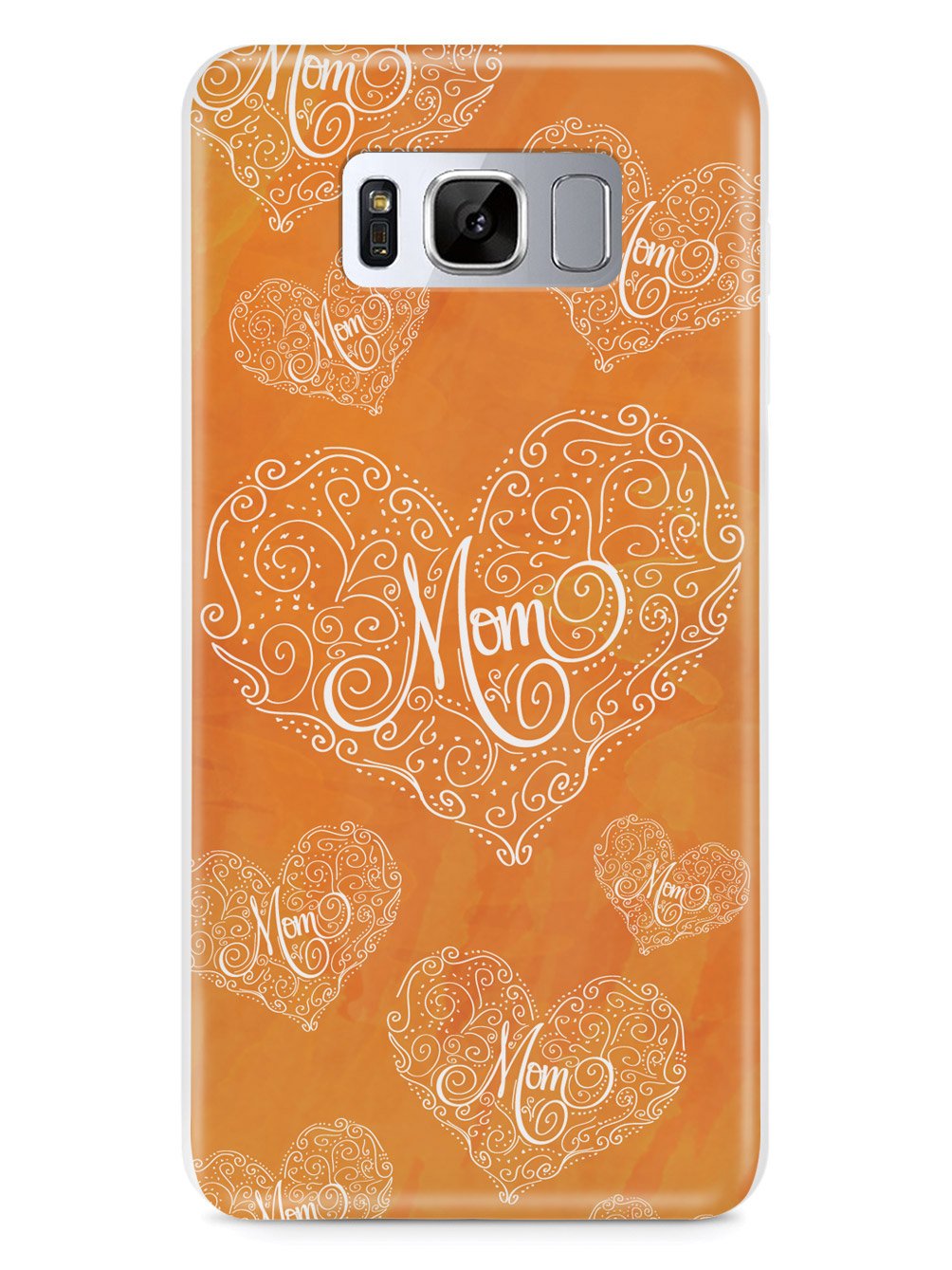 Mom Doodle Hearts - Orange Case