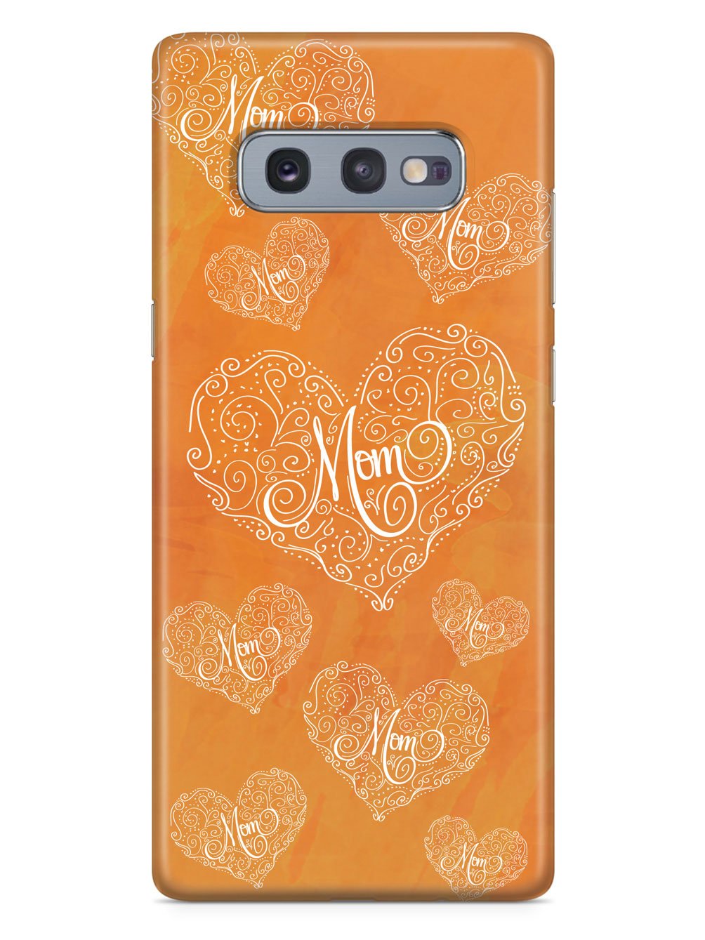 Mom Doodle Hearts - Orange Case